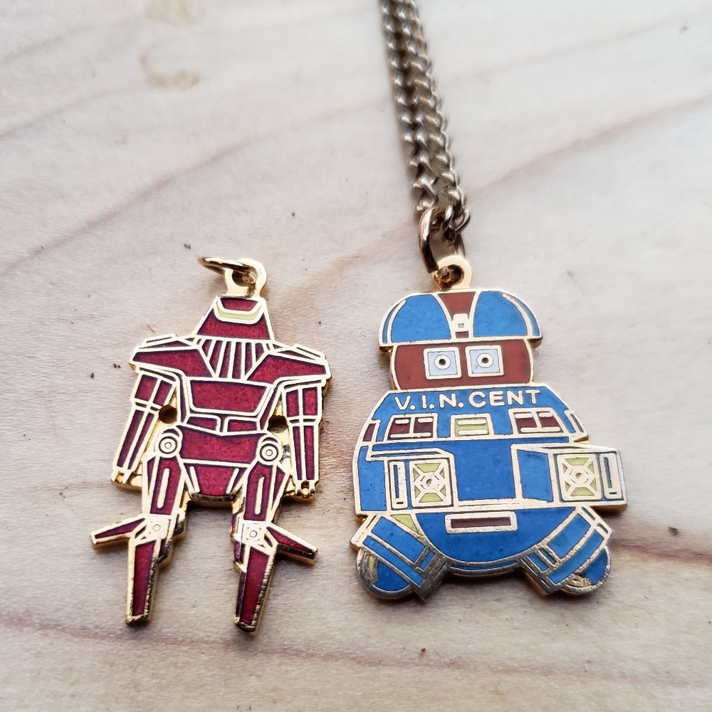 Disney Retro Vintage "The Black Hole" 1979 Official Merchandise Necklaces